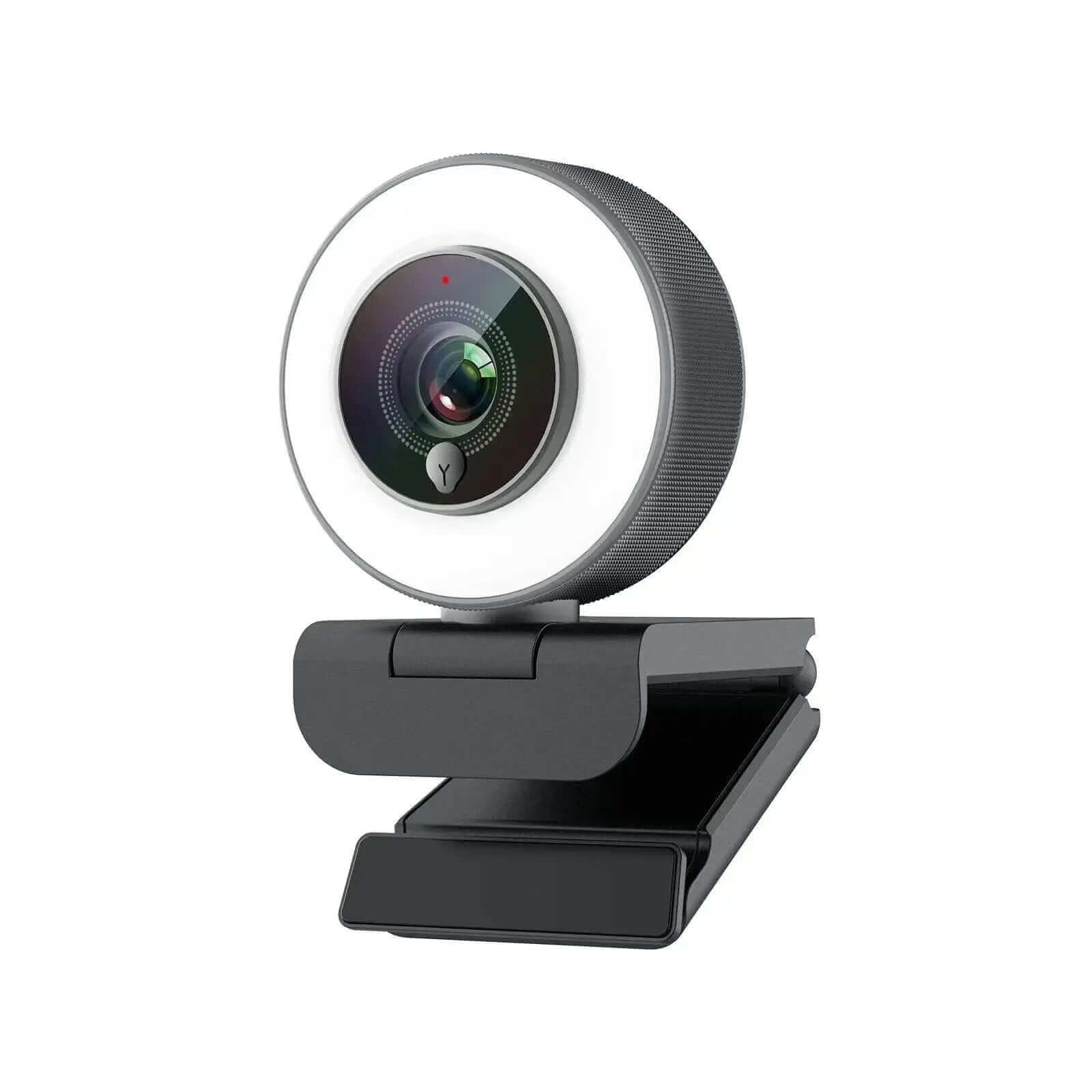Angetube 2K Streaming Webcam with Ring Light with Remote