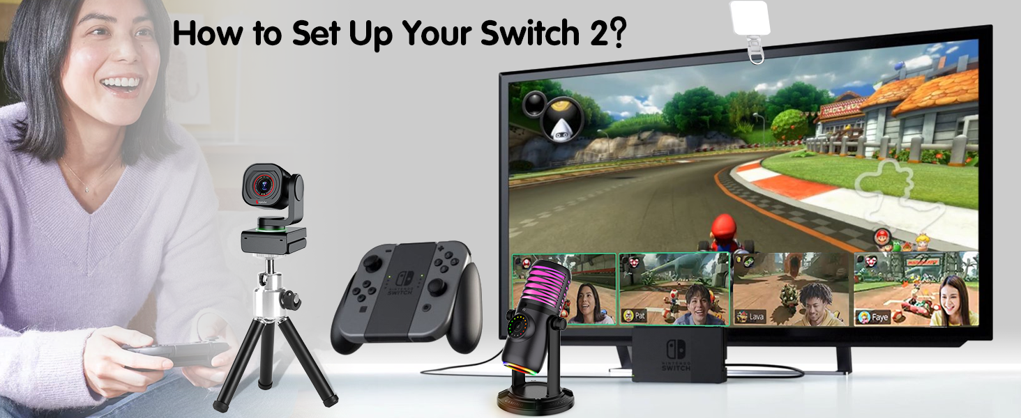 How to Stream Nintendo Switch 2 Games to Twitch/YouTube in 2025