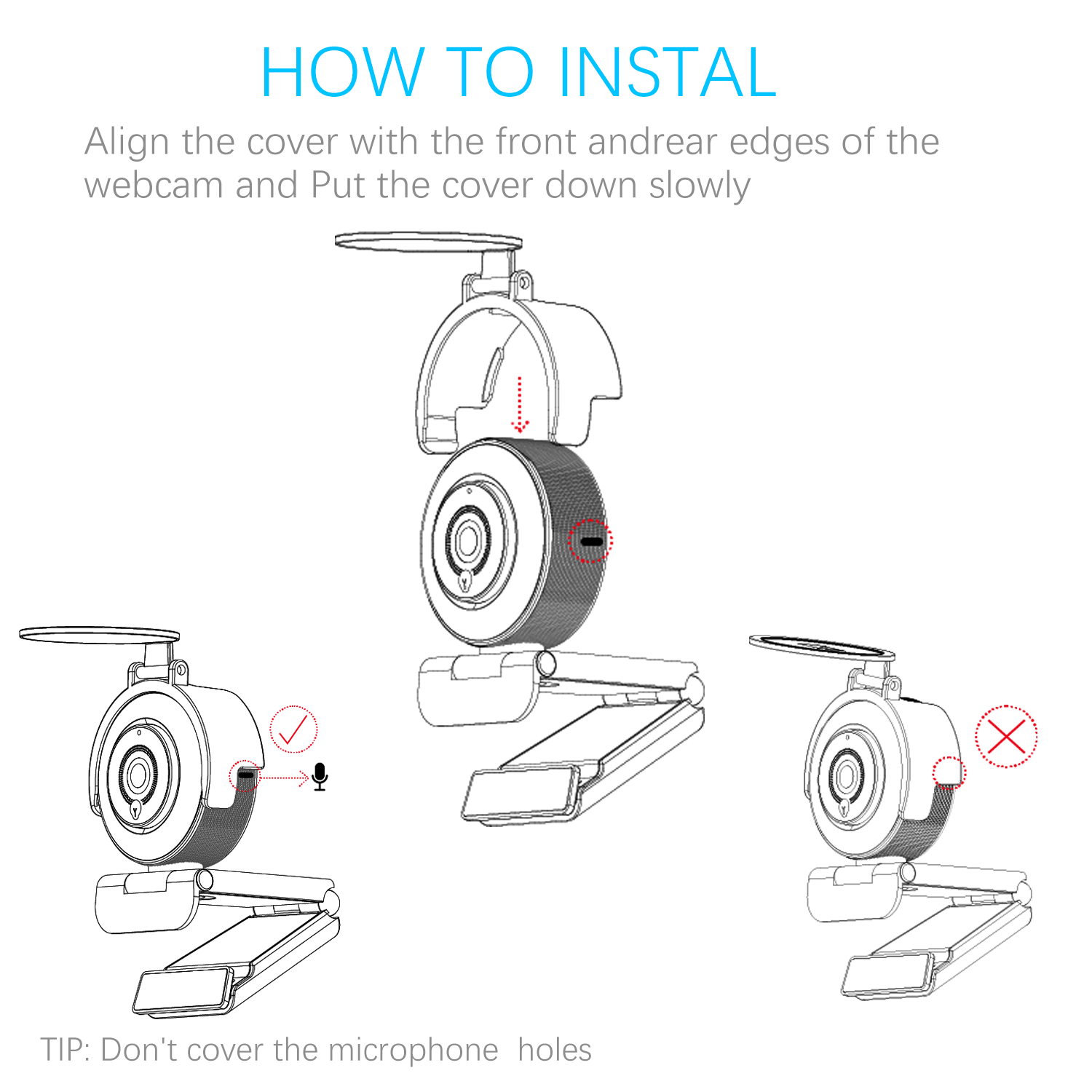 Angetube Webcam Privacy Cover