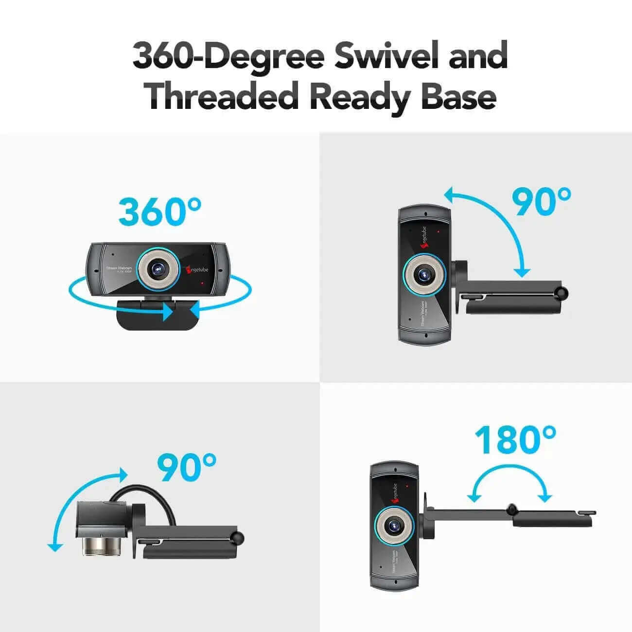 Webcam mit Ringlicht Angetube 1080p für Streaming 2026 Testsieger kaufen