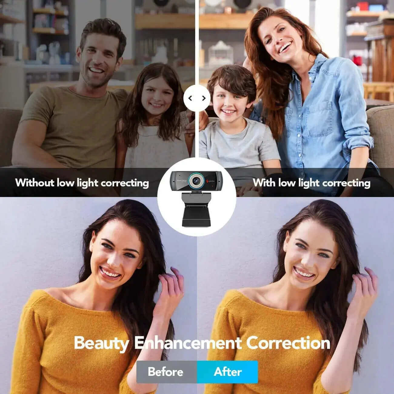 1080P Webcam with Microphone: Crystal Clear Communication